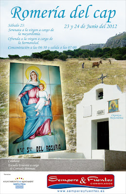 Romería del Cap - cartel 2012